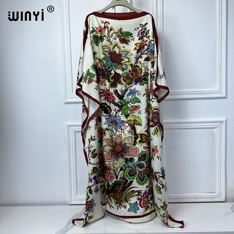 Boho Summer Beach Maxi Dress - WINYI Ropa Africana de Alta Calidad,
