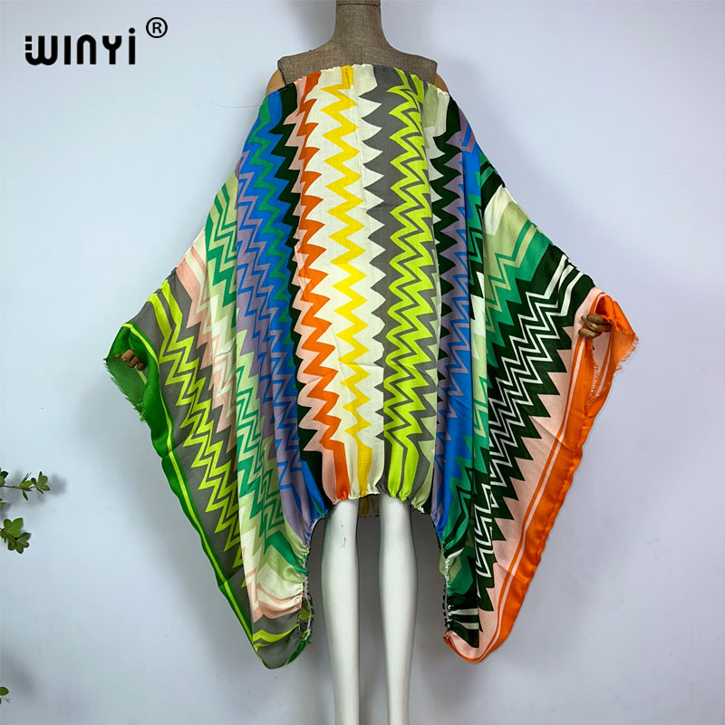 Boho Summer Beach Maxi Dress - WINYI Vestidos Maxi Sexys de Un