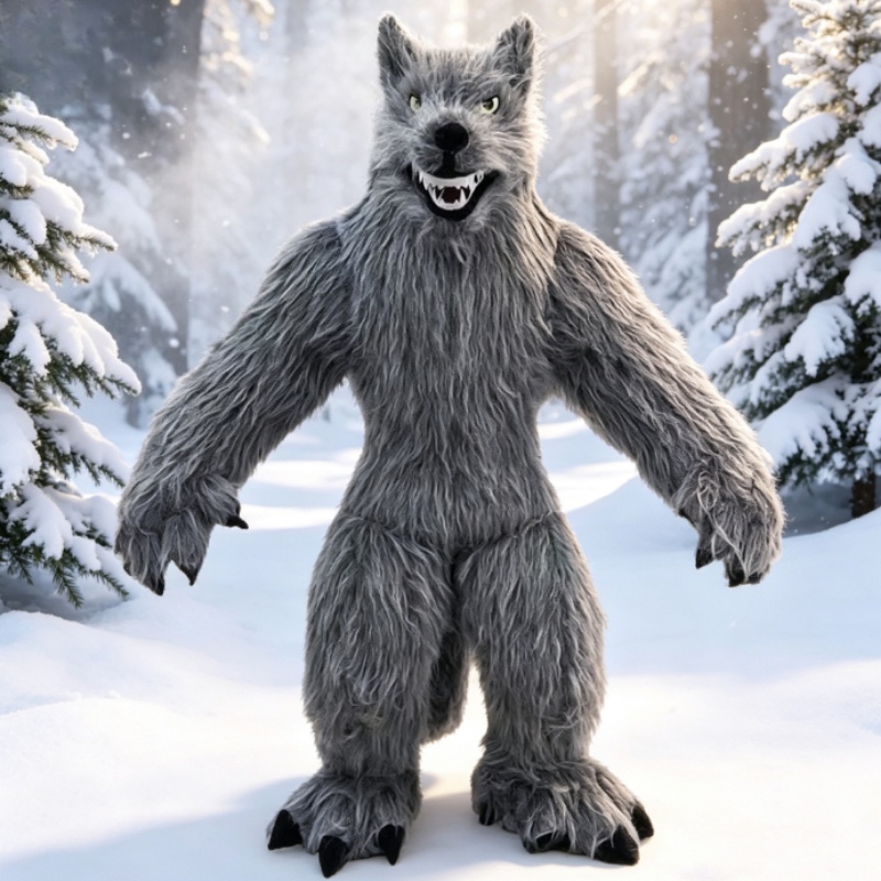 Dresses - Disfraz de Mascota de Lobo Gris