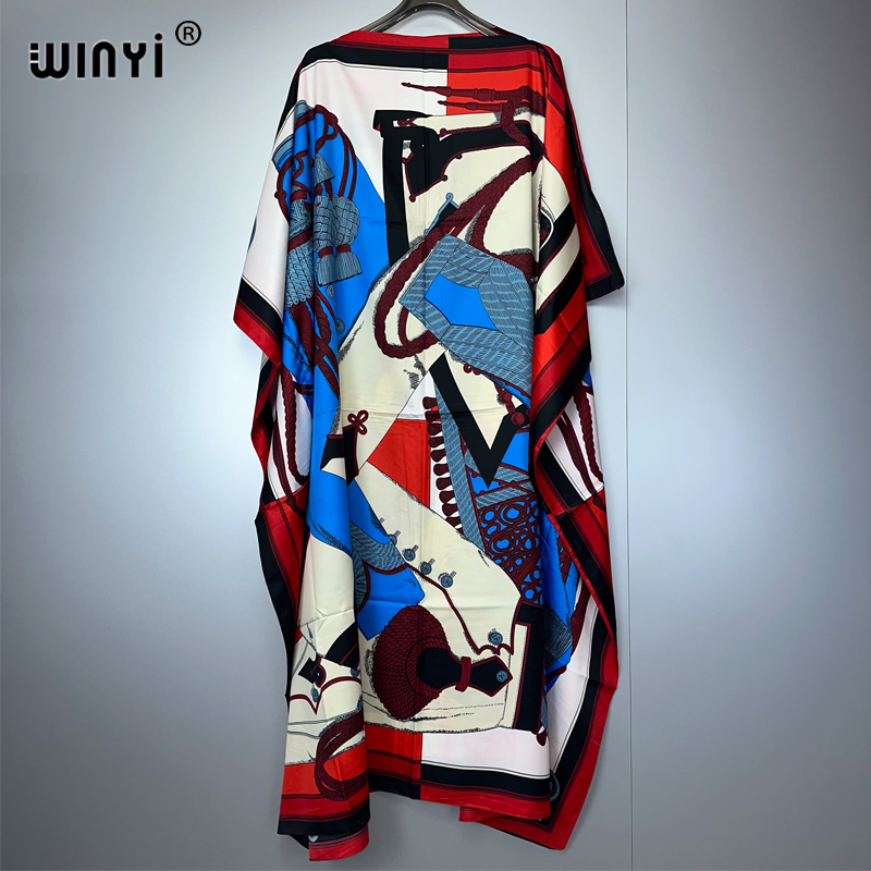 Boho Summer Beach Maxi Dress - WINYI caftán de verano para mujer