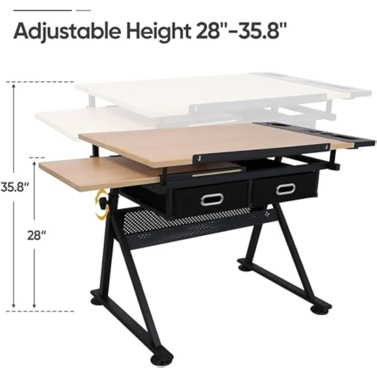 Escritorio de Dibujo Ajustable - Tops reseña y precio