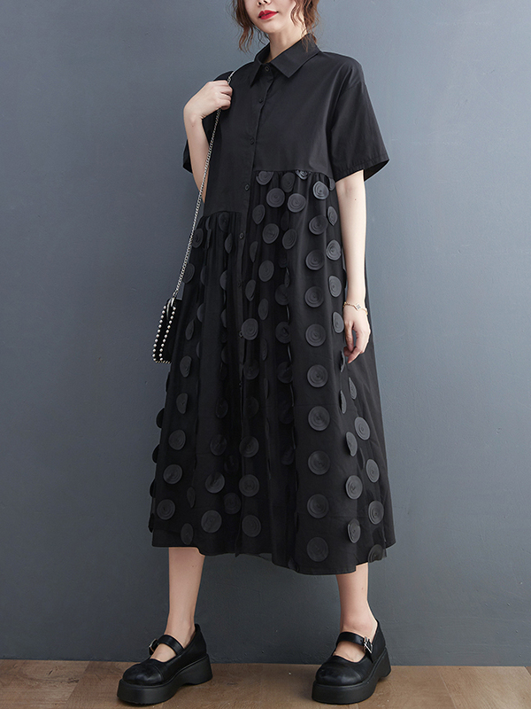 Vestido Camisero de Verano Est - Korean Style A Line Shirt Dress reseña y precio