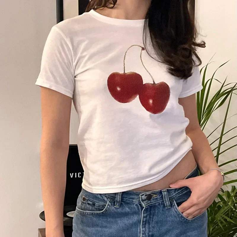 Camiseta Corta Estética de Ver - Y2K Graphic Baby Tee Crop reseña y precio