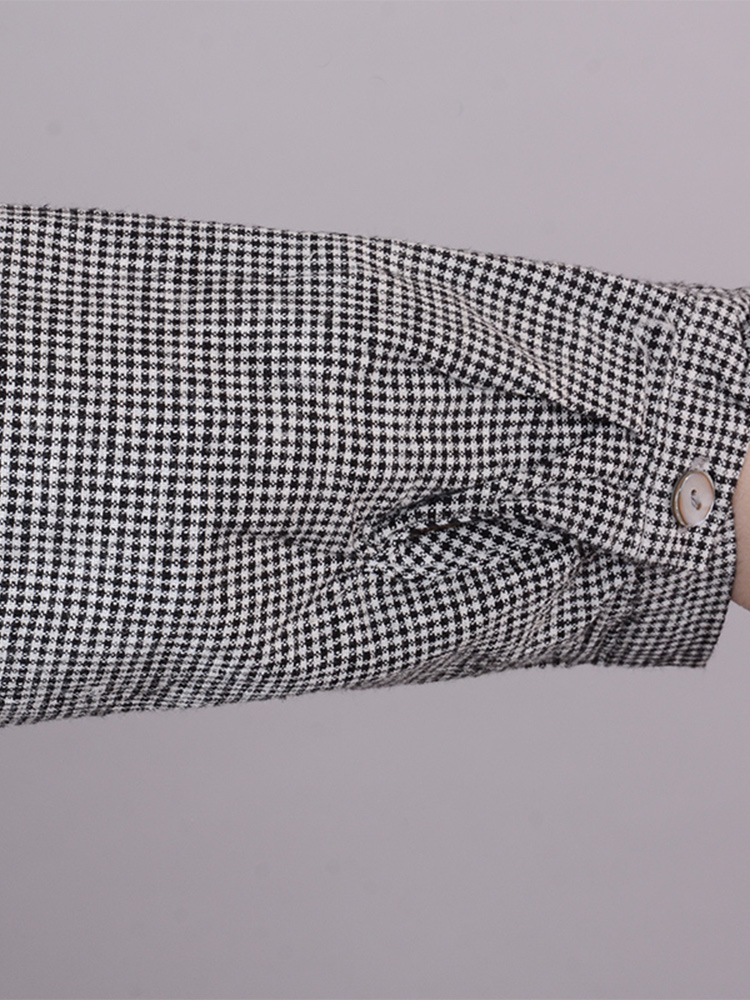 Vestido Camisero de Lino y Alg - Korean Style A Line Shirt Dress reseña y precio
