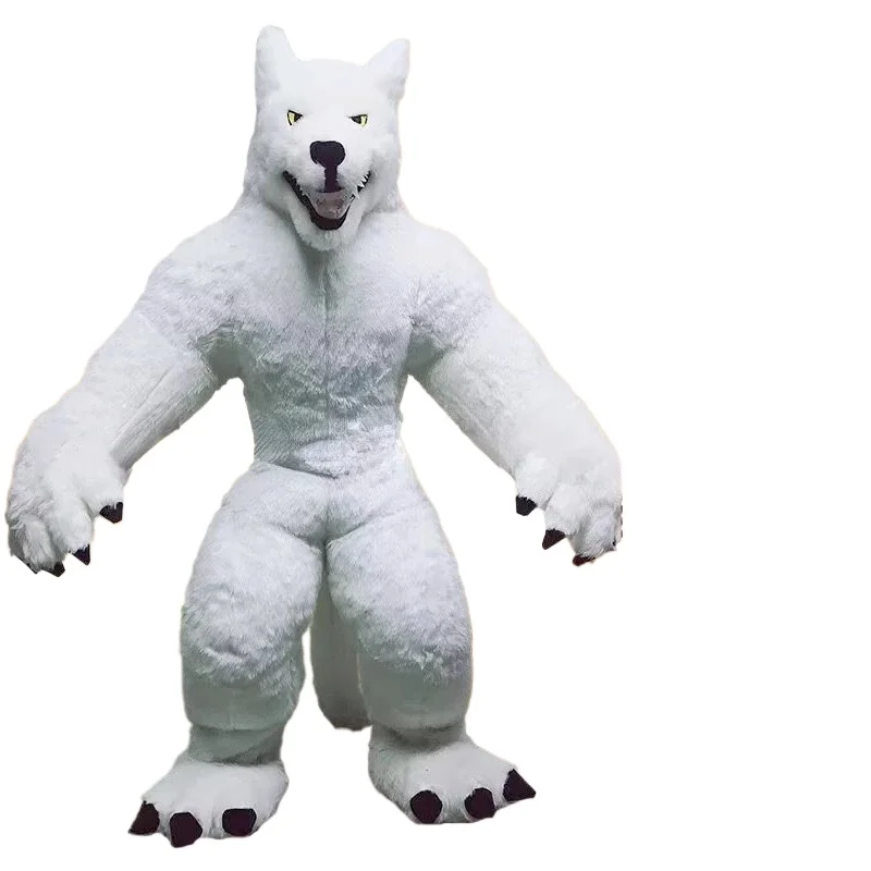 Disfraz de Mascota de Lobo Gri - Dresses reseña y precio
