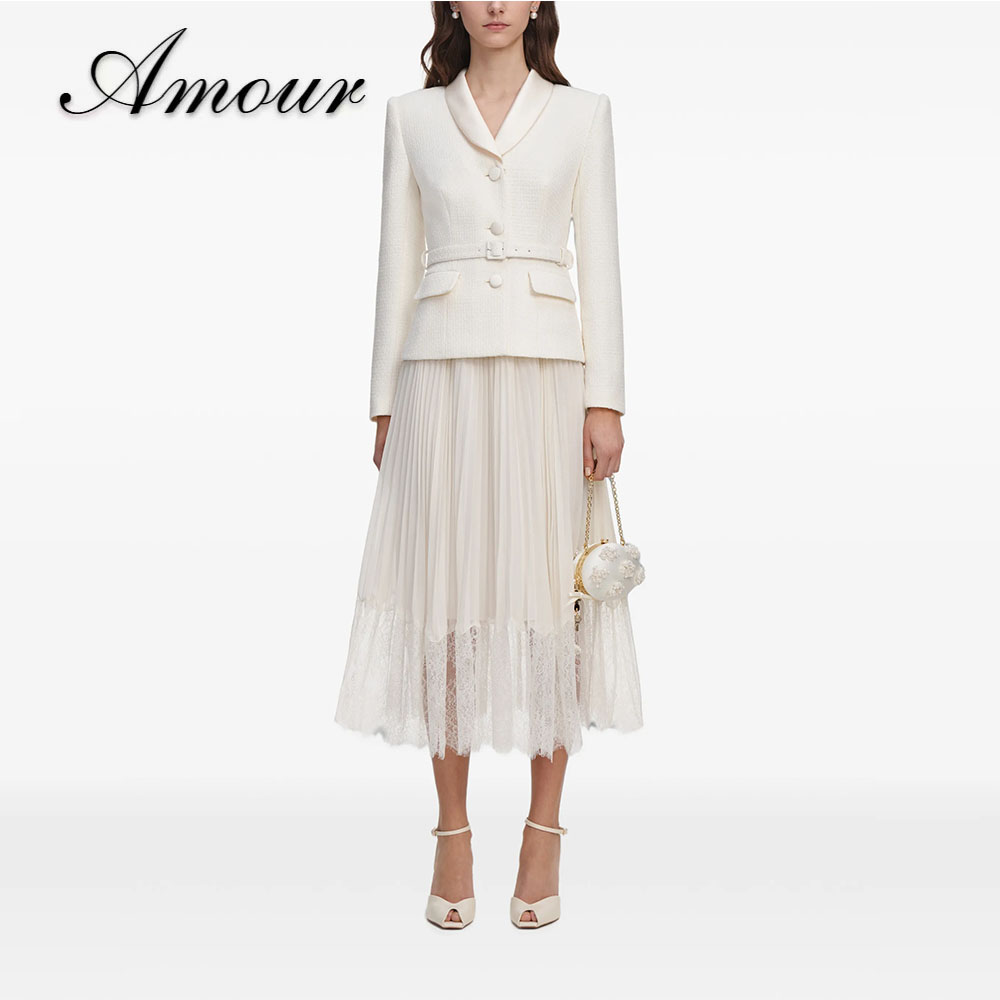 Conjunto de Traje Formal de Do - Tweed Two Piece Blazer Dress reseña y precio