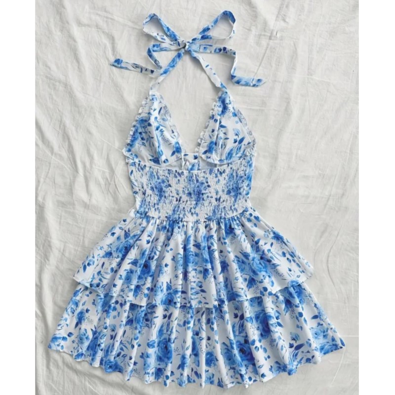 Vestido Corto Retro Estilo Vac - French Vintage Floral Midi Dress reseña y precio
