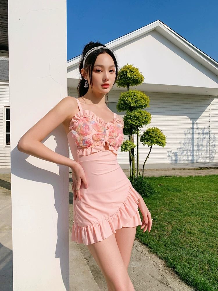 Traje de baño de una pieza con - Skirts reseña y precio