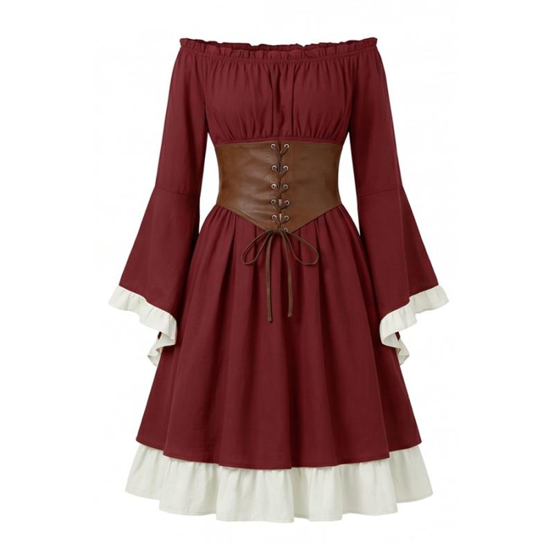 Vestido Midi Medieval Renacent - Dresses reseña y precio